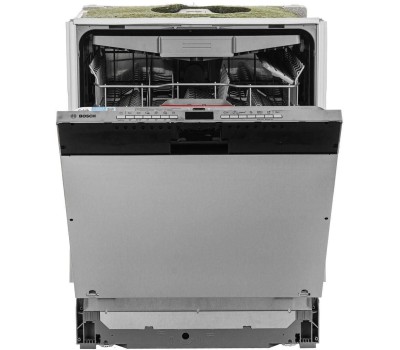 BOSCH Встраиваемая посудомоечная машина SMV4HMX25Q, полноразмерная, ширина 59.8см, полновстраиваемая, загрузка 13 комплектов, серебристый