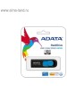 Флешка A-DATA Флешка USB DashDrive UV128 128ГБ, USB3.0, черный и синий [auv128-128g-rbe]