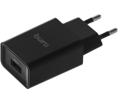 СЗУ BURO Сетевое зарядное устройство BUWA1, USB-A, 10.5Вт, 2.1A, черный [buwa10s100bk]
