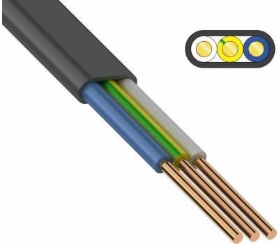 ККЗ Кабель ВВГ-Пнг(А)-LS 3x2,5 мм², 100 м, ГОСТ ( )