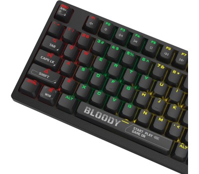 A4TECH Клавиатура Bloody S98, проводная, USB, механическая, черный [s98 black]