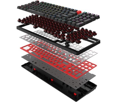 A4TECH Клавиатура Bloody S98, проводная, USB, механическая, черный [s98 black]