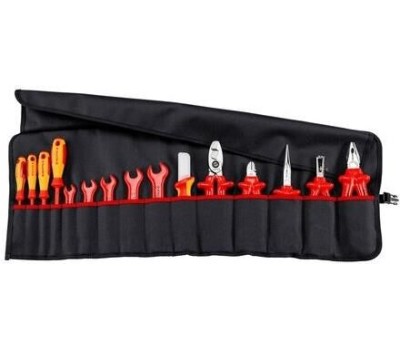 Набор инструментов KNIPEX Набор инструментов KN-989913, 15 предметов, диэлектрический