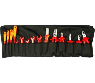 Набор инструментов KNIPEX Набор инструментов KN-989913, 15 предметов, диэлектрический