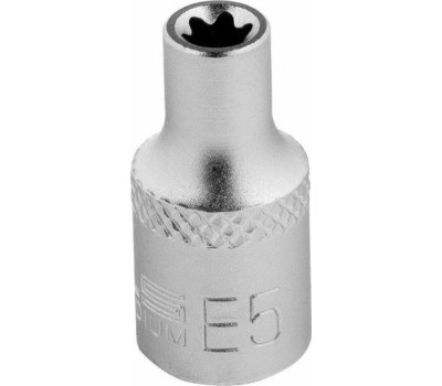Головка торцевая STELS Головка торцевая 1/4, Е5, CrV 13864