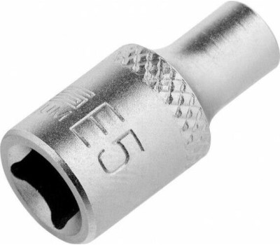 Головка торцевая STELS Головка торцевая 1/4, Е5, CrV 13864