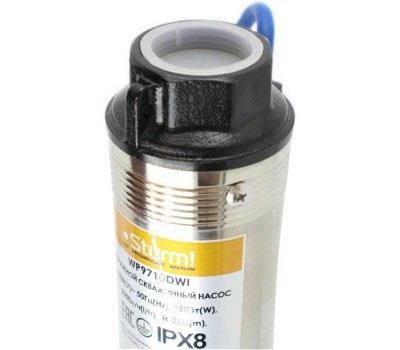 STURM! Насос скважинный STURM WP9727DWI, центробежный, погружной, 4500л/ч