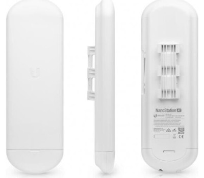 Точка доступа UBIQUITI Точка доступа ISP NS-5AC, AC450, 5ГГц, 2xRJ45, белый