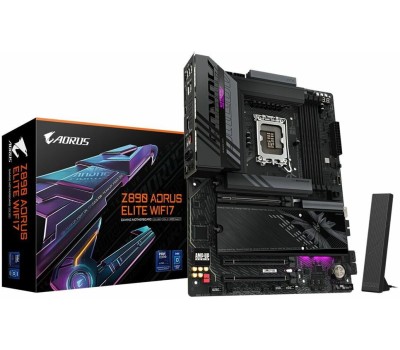 Материнская плата GIGABYTE Материнская плата Z890 AORUS ELITE WIFI7, Socket LGA 1851, Intel Z890, ATX, Ret