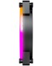 MONTECH Вентилятор AX140 140мм, 4-pin, 1600об/мин, 27.9 дБ, ARGB, черный, Ret [ax140 pwm black]