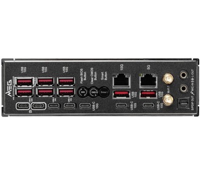 Материнская плата MSI Материнская плата MEG X870E GODLIKE X870E, AM5, 4*DDR5, 2*PCIEx16, 1*PCIEx4, 7*M.2, 7*TypeC, 8*USB3.2Gen2, 4*USB3.2Gen1, 4*USB2.0, 4*SATA3.0, 10G, 5G, 2*Type-C(DP), E-ATX, RTL