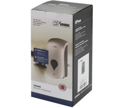 GFmark - Дозатор жидкого МЫЛА, универсальный, пластиковый, 1000 мл, цвет ЧЁРНЫЙ. 636