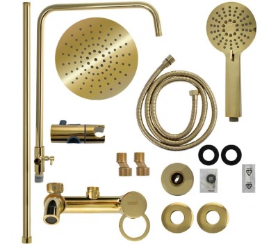 BRIMIX - Смеситель + стойка душевая 