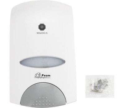 МАГНУС - Дозатор для ПЕНЫ, пластик АБС, БЕЛЫЙ, 1000 мл 691