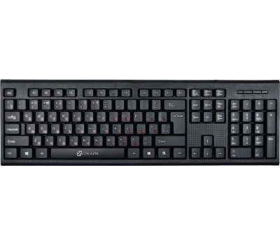 Клавиатура ОКЛИК 120M черный USB