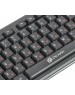 Клавиатура ОКЛИК 120M черный USB