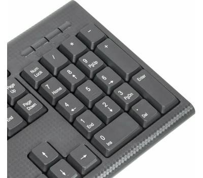 Клавиатура ОКЛИК 120M черный USB