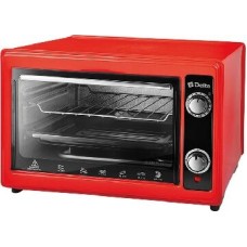 Мини печь DELTA D-0122 красная 37л