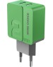 СЗУ MORE CHOICE (4627151191904) NC46i 2USB 2.4A для 8-pin - 1м Green