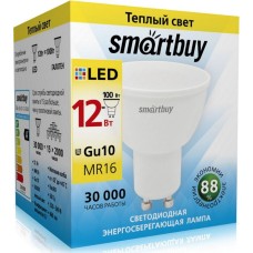 Лампа SMARTBUY (SBL-GU10-12-30K) 12W/3000K/GU10