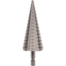 Сверло KRANZ (KR-12-6603) Сверло по металлу ступенчатое 4,0-32,0мм, 102мм, 62 HRC