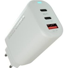 СЗУ MORE CHOICE (4610196409639) NC79 1USB+2Type-C 3.0A PD 65W быстрая зарядка White