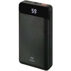 DIGMA Внешний аккумулятор (Power Bank) DGPF20B, 20000мAч, черный [dgpf20b22pbk]