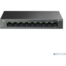 TP-LINK SMB TP-Link LS109P Настольный коммутатор с 9 портами 10/100 Мбит/с (8 портов PoE+)