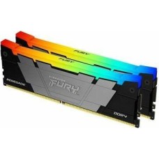 KINGSTON Память DDR4 2x8GB 4600МГц KF446C19RB2AK2/16 Fury Renegade RGB RTL Gaming PC4-36800 CL19 DIMM 288-pin 1.5В kit single rank с радиатором Ret
