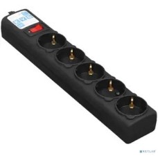 PowerCube Фильтр-удлинитель 1.9м, 5 розеток,10А (SPG5-С2), черный графит