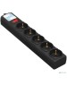 PowerCube Фильтр-удлинитель 1.9м, 5 розеток,10А (SPG5-С2), черный графит