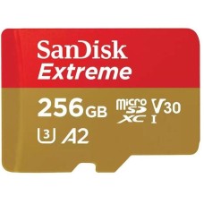 Карта памяти SANDISK Карта памяти Extreme microSD UHS I Card 256GB |SDSQXAV-256G-GN6MN|