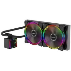 ALSEYE Жидкостная система охлаждения H280 TDP 200W (при T воздуха 45 С)Universal Platfrom PWM Single 5colors+ LED 140mm*2 {6}