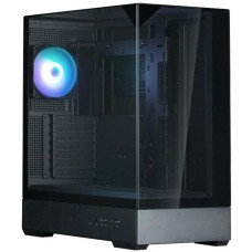 ZALMAN Корпус MidTower P40 Prism черный (ATX, без БП, 2xUSB3.0+USB3.2, 1x120mm ARGB) ( P40 Prism Black)