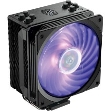COOLER MASTER Устройство охлаждения (кулер) Hyper 212, 4-pin, RGB, 120мм, черный, retail [rr-212s-20pc-r1]