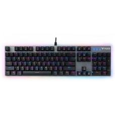 RAPOO Игровая механическая клавиатура проводная V520, цвет - черный