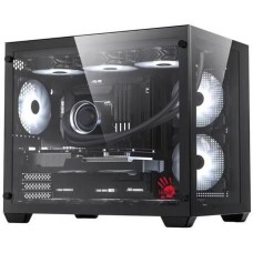 Корпус для ПК BLOODY Корпус mATX BD-CC108, Mini-Tower, без БП, черный [bd-cc108-bk]