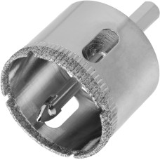 СИБРТЕХ Сверло по керамической плитке и стеклу, 38 х 55 мм, шестигранный хвостовик, с центрующим сверлом 72719