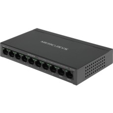 Коммутатор MERCUSYS Коммутатор MS110CP (L2) 8x100Мбит/с 2x1Гбит/с 8PoE+ 65W неуправляемый