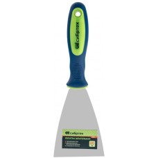 СИБРТЕХ Шпательная лопатка из нержавеющей стали, 80 мм, двухкомпонентная ручка 85524