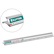 KRAFTOOL KRAFT-LINE, 0.6 м, усиленная алюминиевая линейка со стальной направляющей (34275-60)