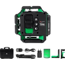 ADA Уровень лазер. LaserTANK 4-360 ultimate edition 2кл.лаз. 515нм цв.луч. зеленый 4луч. (А00632)