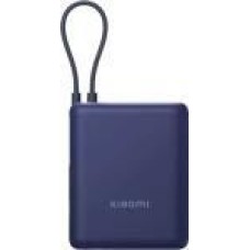 Xiaomi Power Bank, 10000 mAh, 33W, Integrated Cable, Ice Blue GL (BHR9341GL)