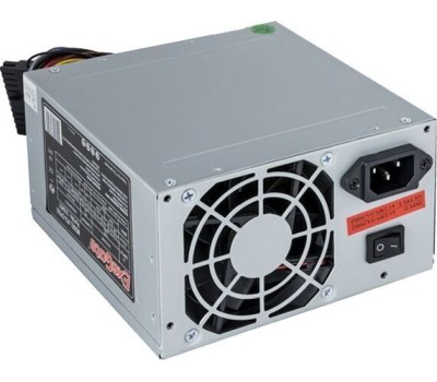Блок питания EXEGATE 500W CP500, ATX, 8cm fan, 24p+4p, 3*SATA, 2*IDE, FDD (EX219457RUS)