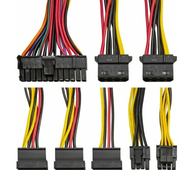 Блок питания EXEGATE 500W CP500, ATX, 8cm fan, 24p+4p, 3*SATA, 2*IDE, FDD (EX219457RUS)