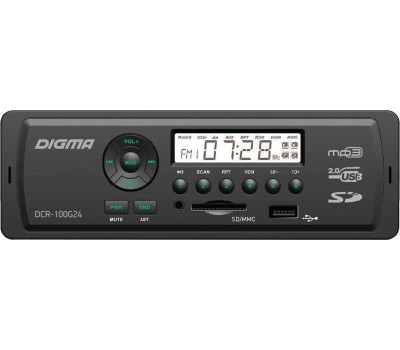 Автомагнитола DIGMA DCR-100G 24 Вольта