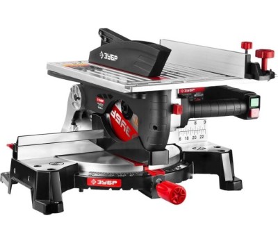Пила ЗУБР ЗПТК-255-1800 Пила торцовочная комбинированная