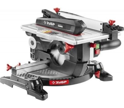 Пила ЗУБР ЗПТК-255-1800 Пила торцовочная комбинированная