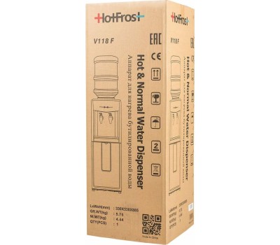 Кулер HOTFROST V118 F встроенный стаканодержатель