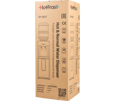 Кулер HOTFROST V118 F встроенный стаканодержатель
